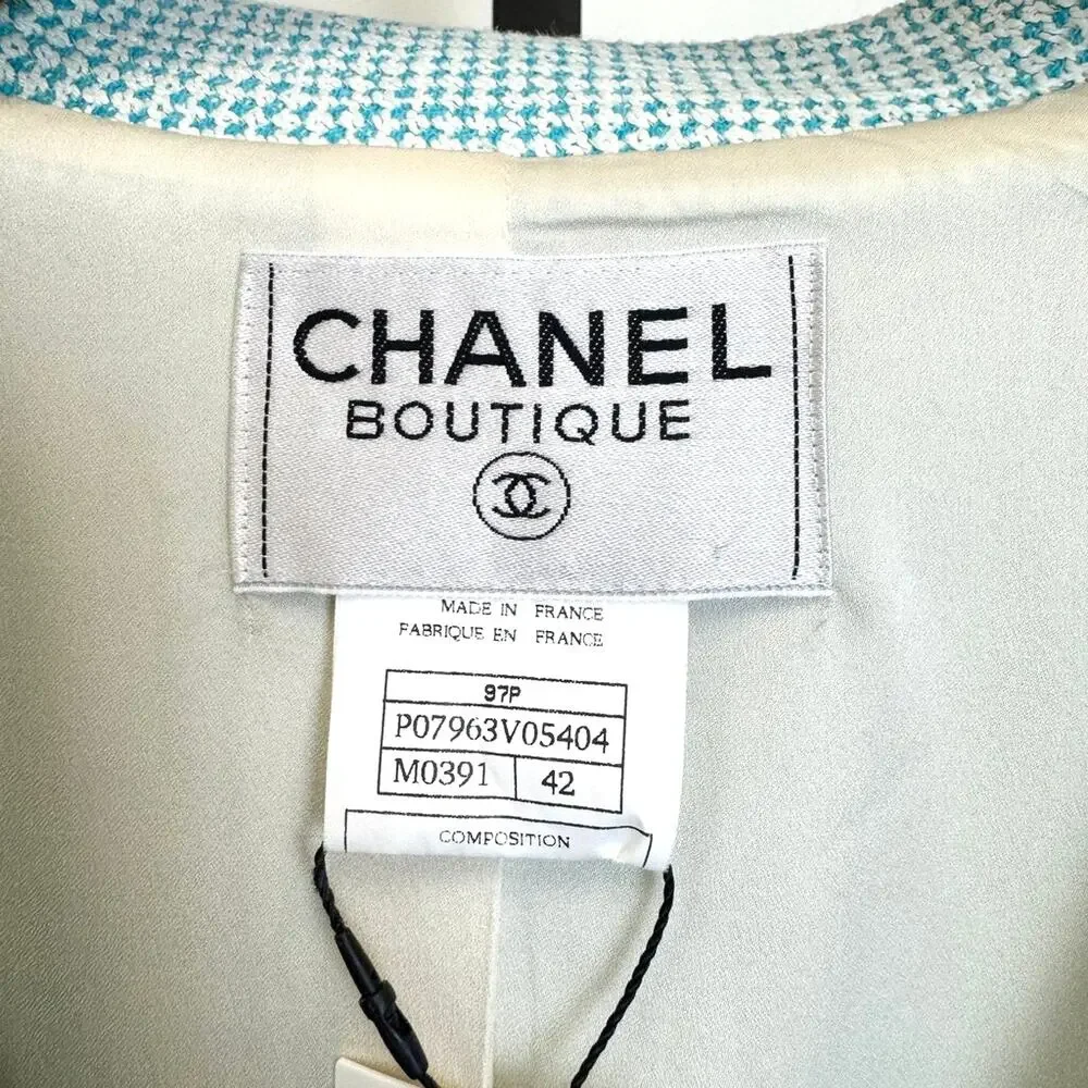 CHANEL vintage turquoise
